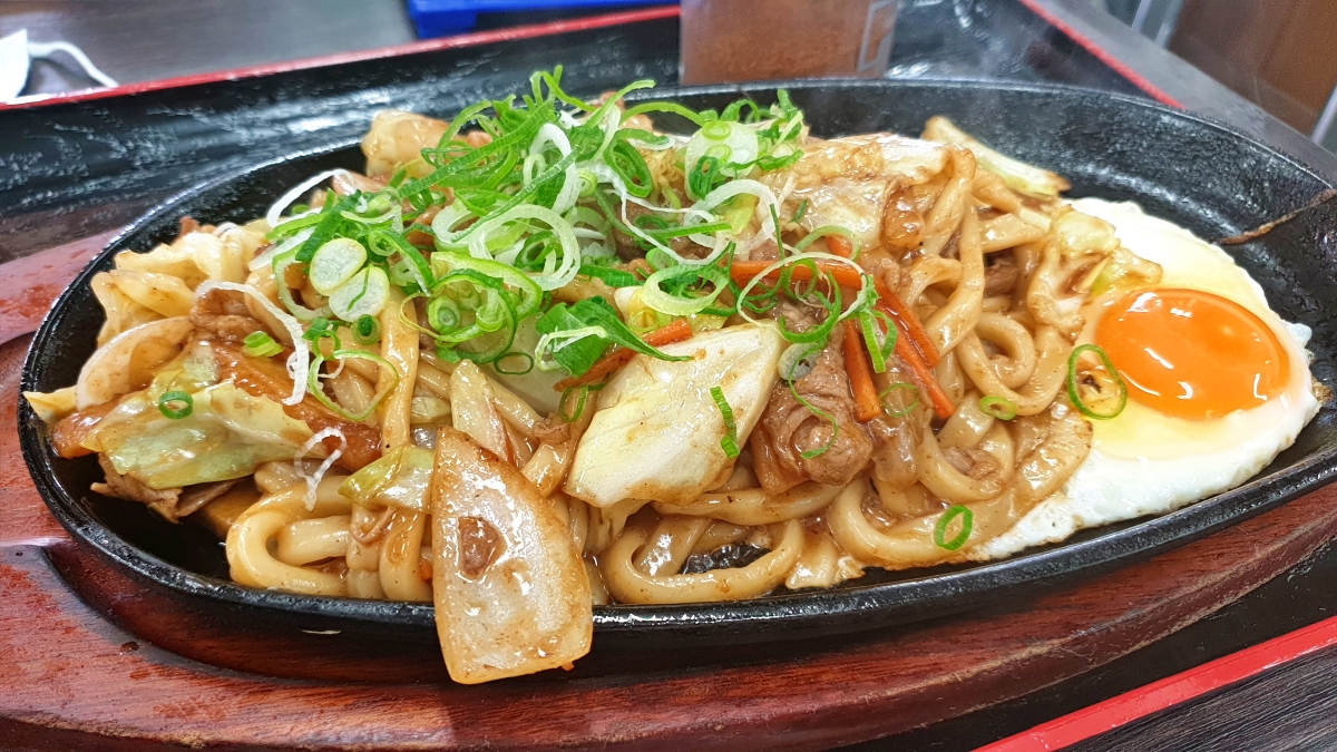 스케상 우동 메뉴 야끼우동