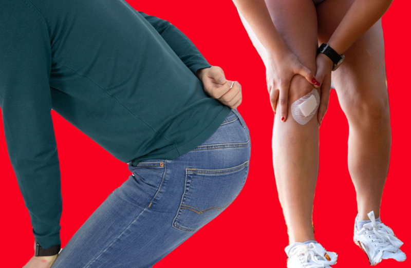 허리 통증 - 다리 통증