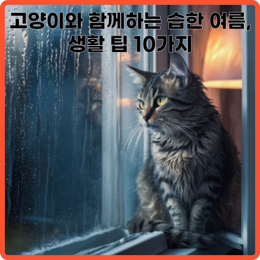 습한 여름, 고양이 관리 생활 팁 10가지