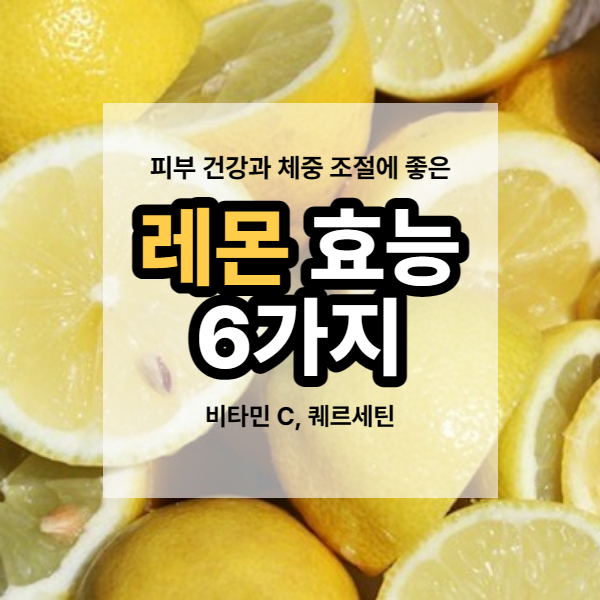 레몬 해독 효과