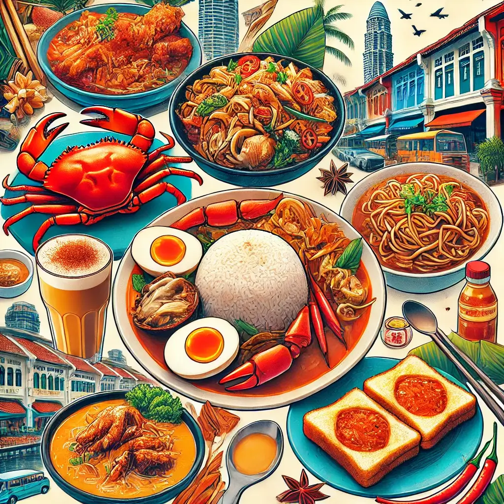 싱가포르 현지 맛집 러우차팡