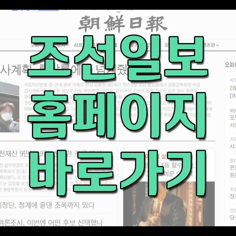  조선일보 바로가기