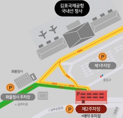 김포공항-국내선-주차장
