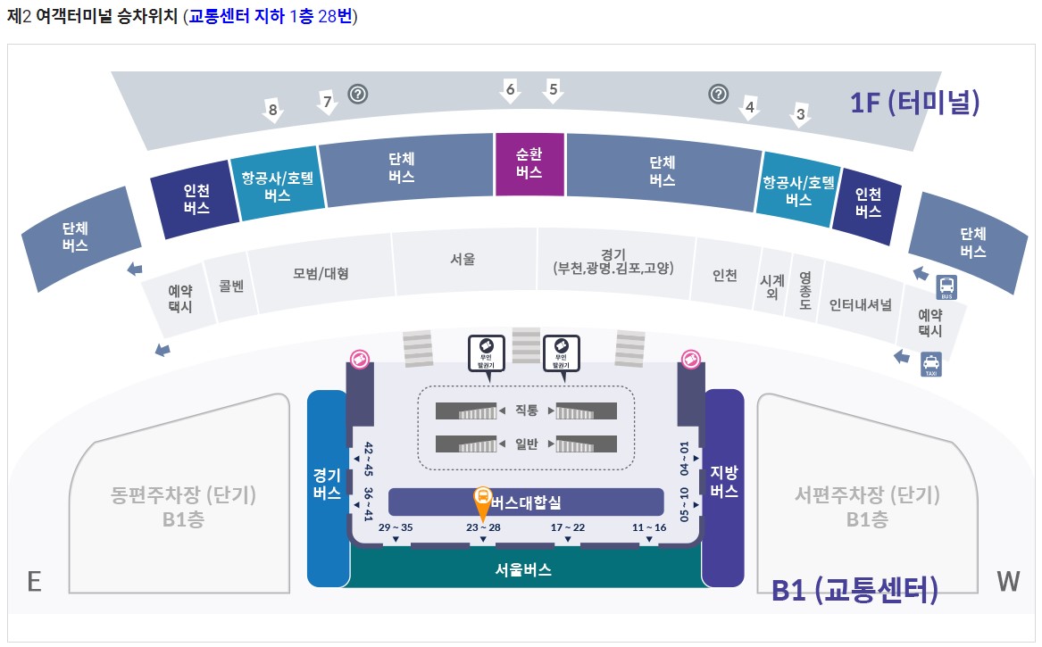 6015번 명동 인천공항 리무진 버스 노선 시간표 요금 예매 방법