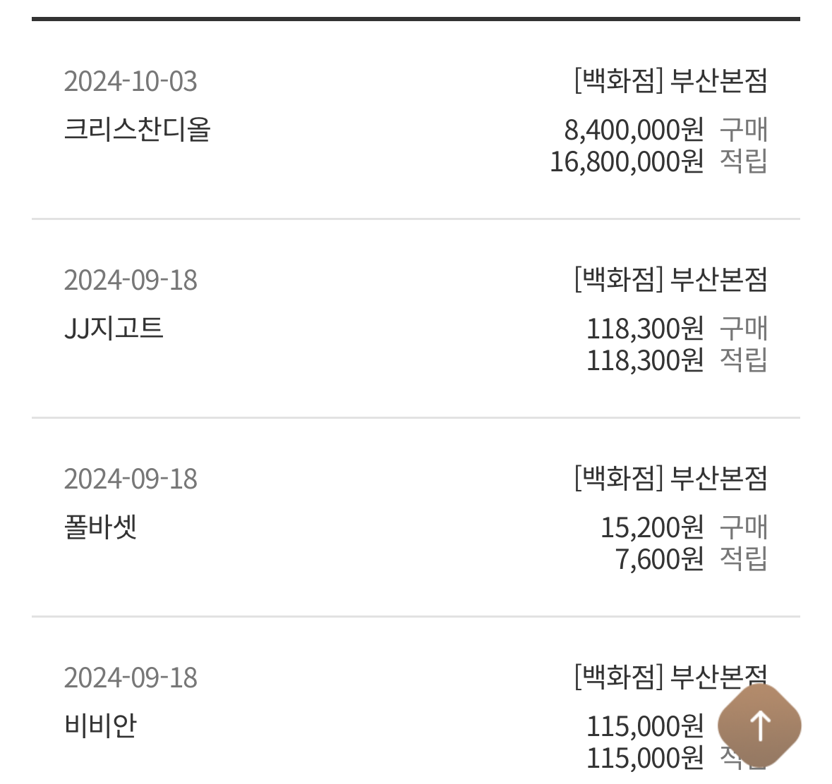 롯데웨딩멤버쉽 적립