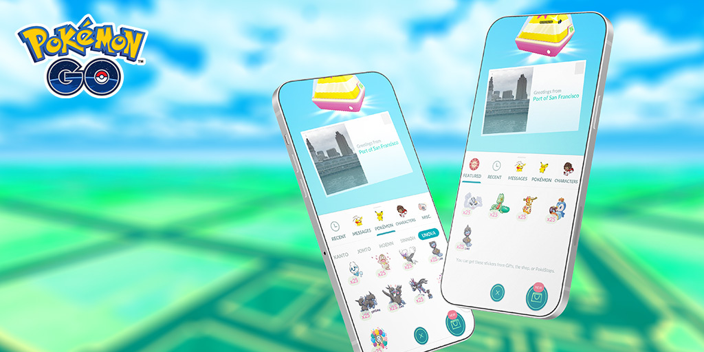 포켓몬고 Pokémon GO 스티커 기능 업데이트