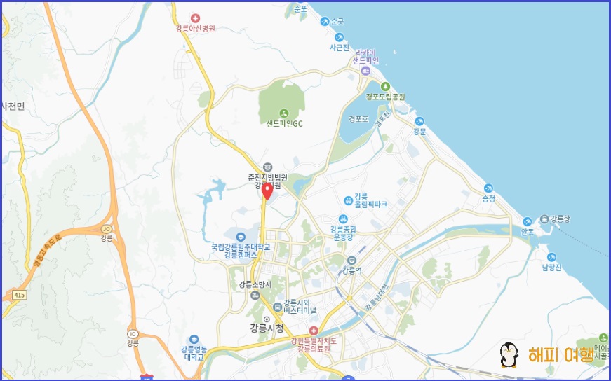 강릉 오죽헌 위치