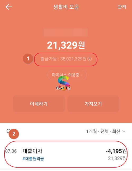  카카오뱅크 비상금 대출(마이너스통장) 이자, 가입조건