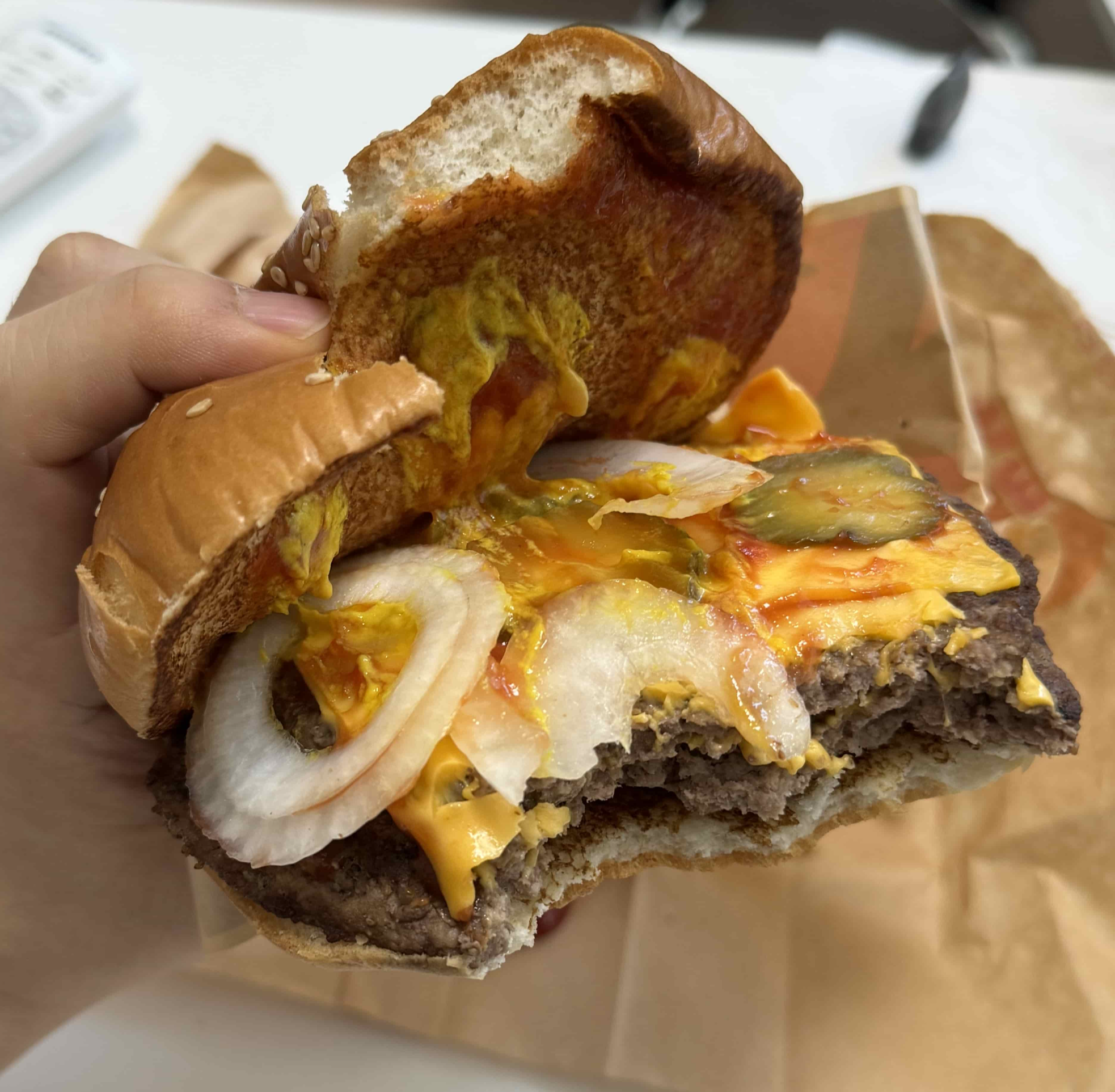 불맛더블치즈버거 사진