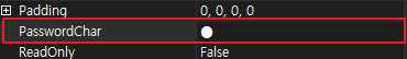 PasswordChar