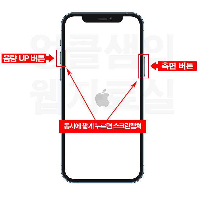  초간단 아이폰 11, 12 전원 끄기 및 캡쳐 방법
