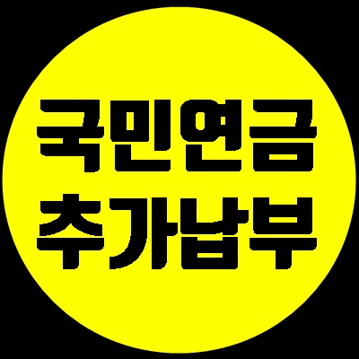  국민연금 추가납입 방법 및 조회(분할납부 하는법)