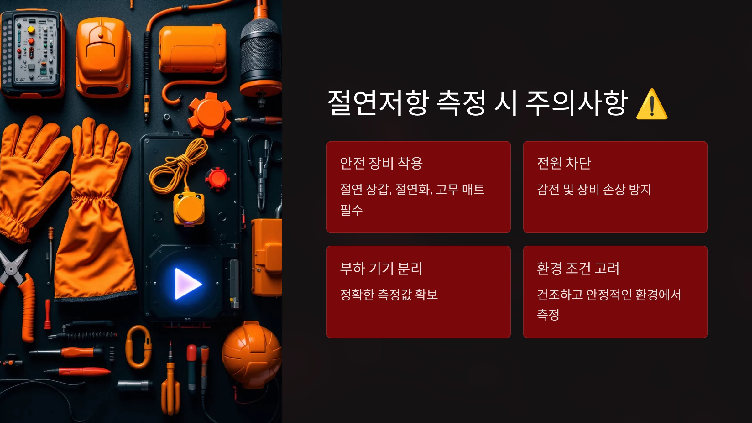 전기-절연저항-측정기-사용-방법