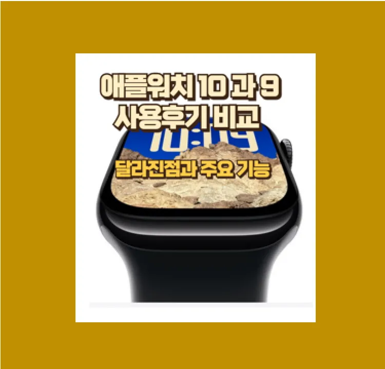 애플워치10으로 업그레이드