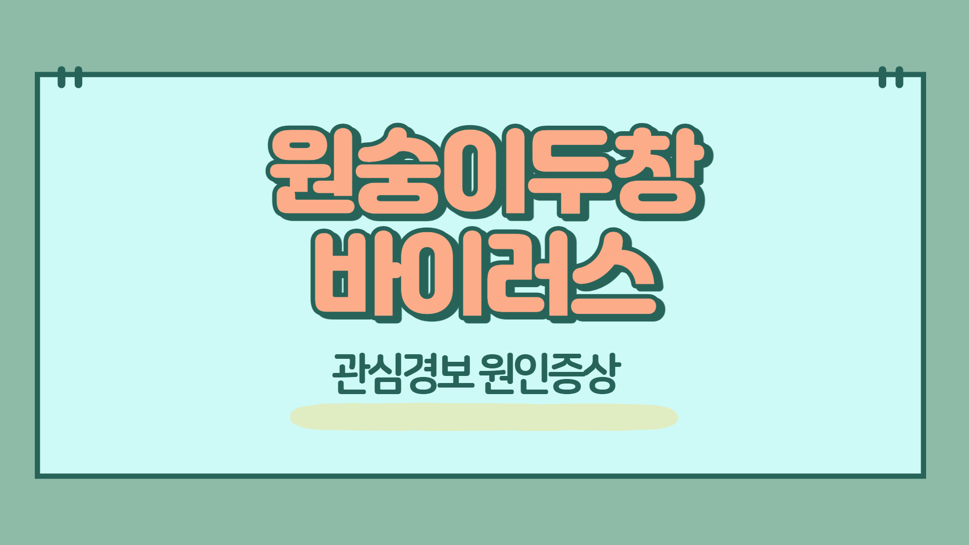  원숭이두창 관심경보 발령 원숭이두창 증상 관련주