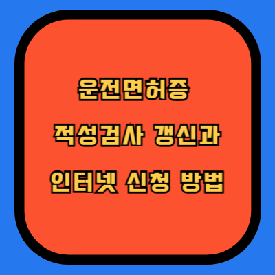 운전면허증 적성검사