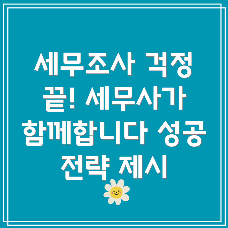 세무조사 대응