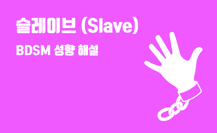  슬레이브(Slave) 성향 - BDSM 성향과 종류 해설
