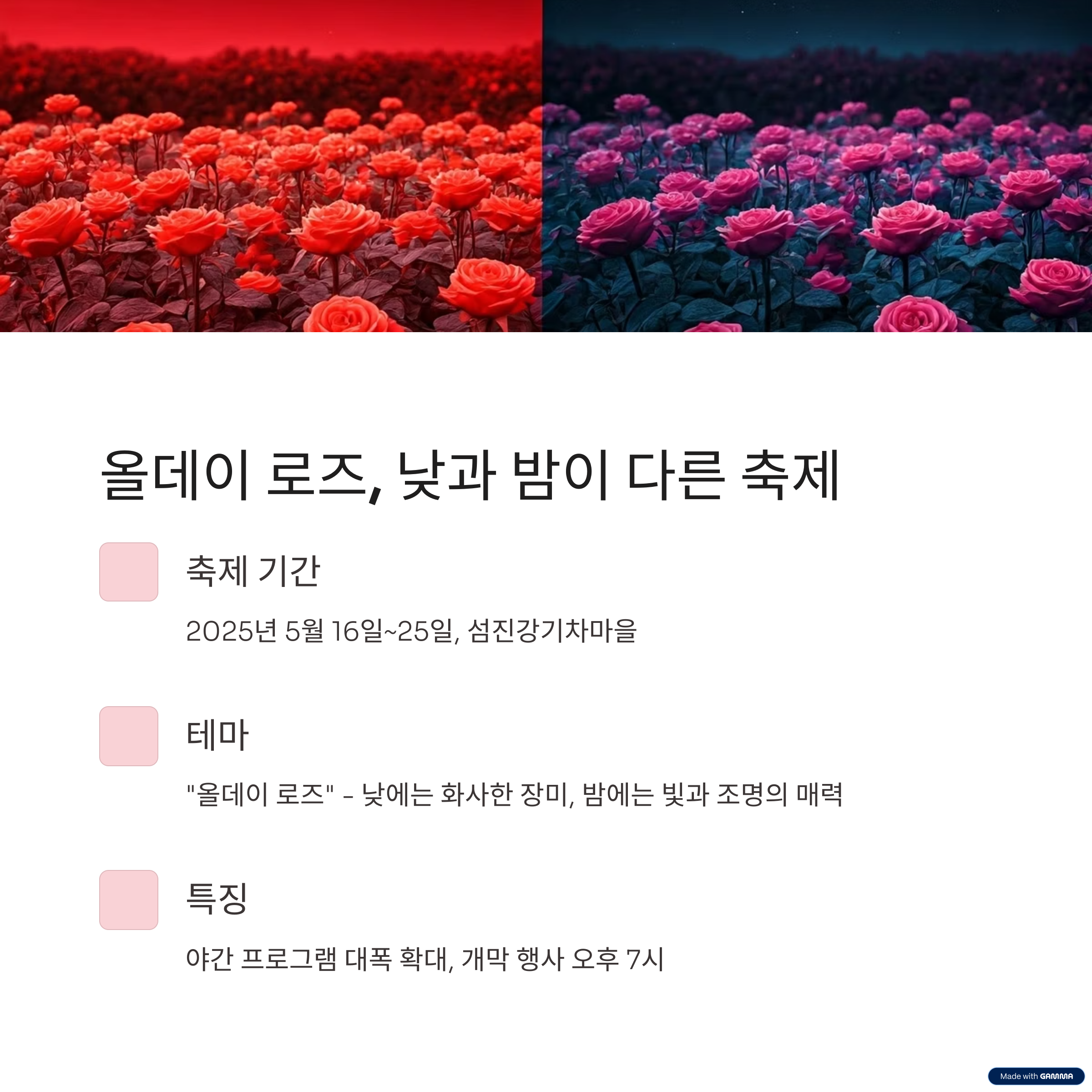 2025 곡성장미축제 올데이콘서트 총정리! 시간 및 라인업 안내