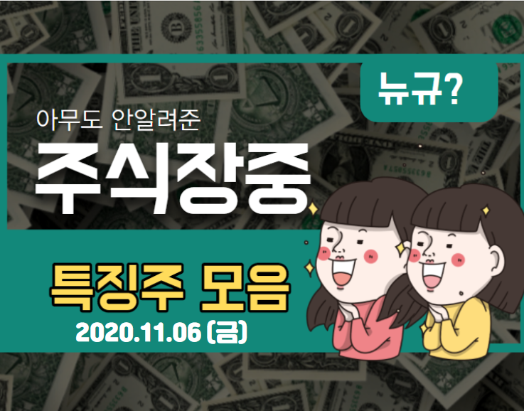  【2020.11.06_금】장중 특징주