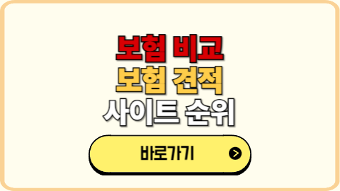 보험 비교 견적 사이트 추천 순위