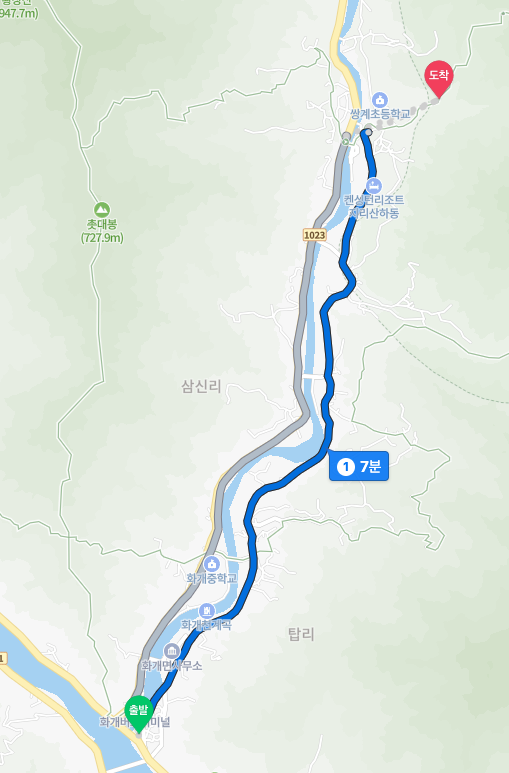 하동 십리 벚꽃길