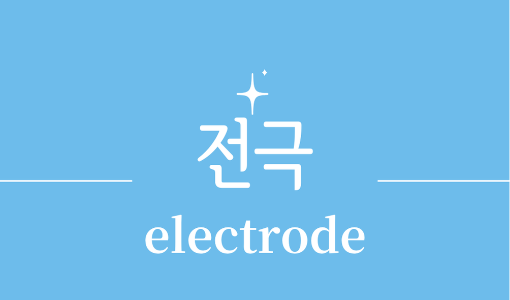 '전극(electrode)'