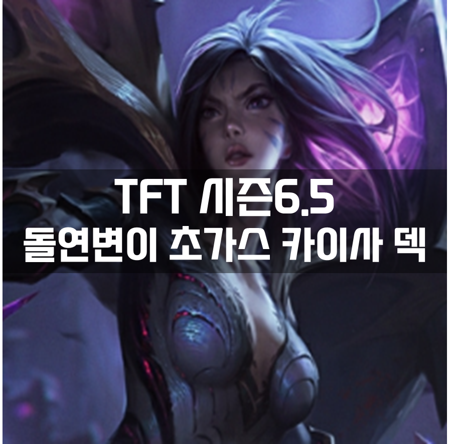  롤체 시즌6.5 돌연변이 초가스 카이사 덱