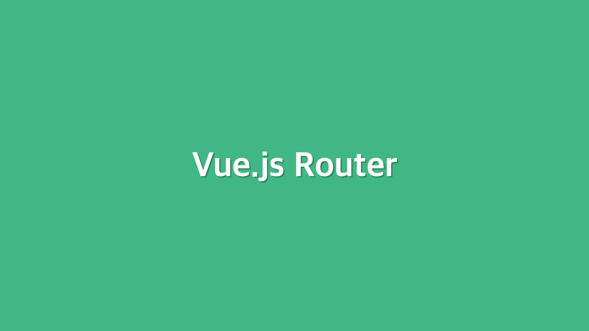 Vue.js Router