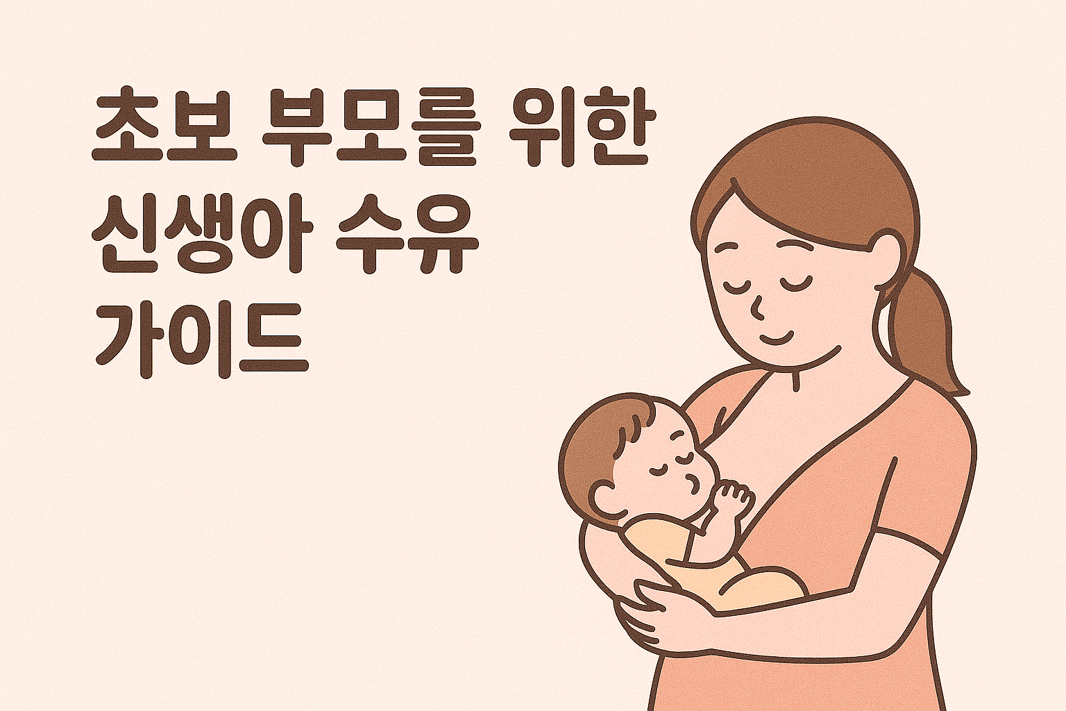 초보 부모를 위한 신생아 수유 가이드