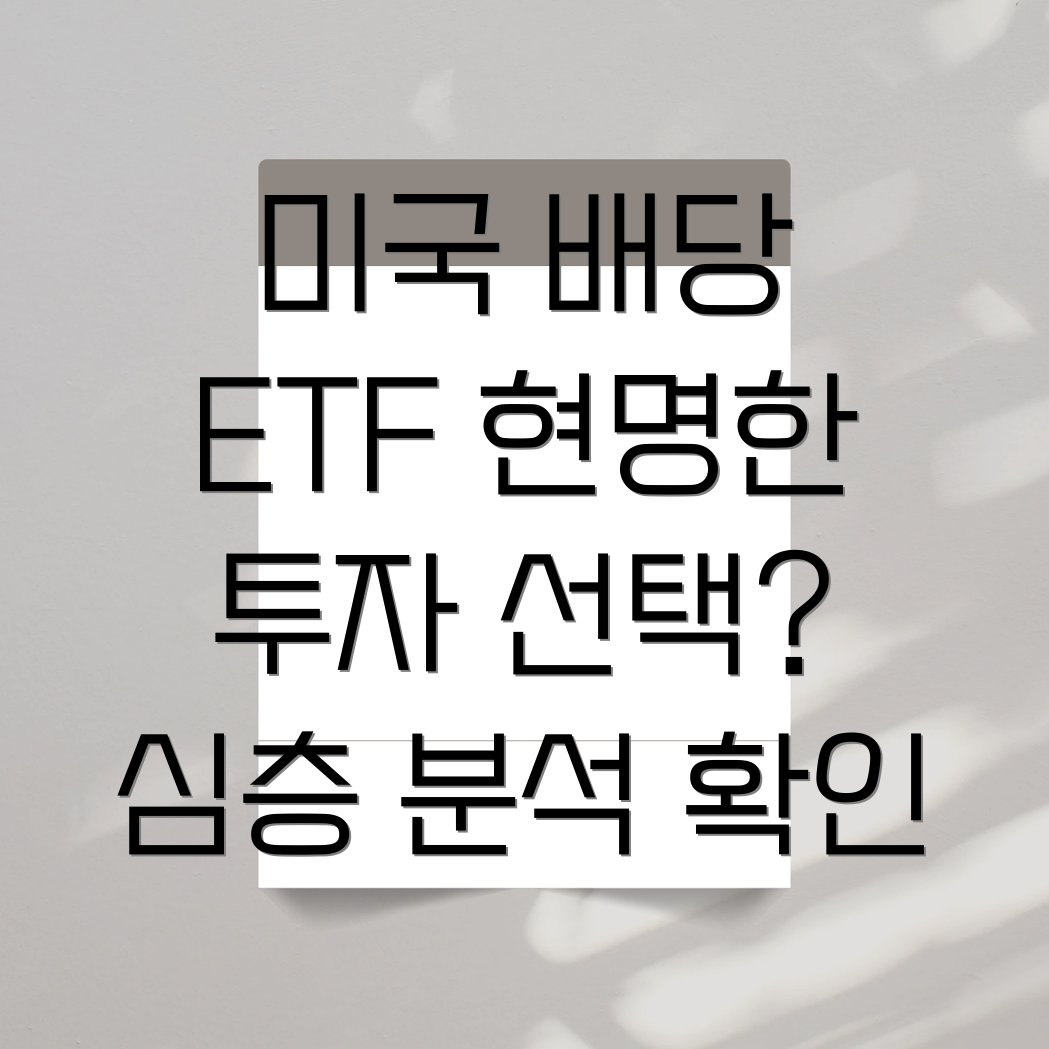 배당성장주 ETF