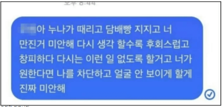 일산성추행-여중생-사과문-페이스북-메세지