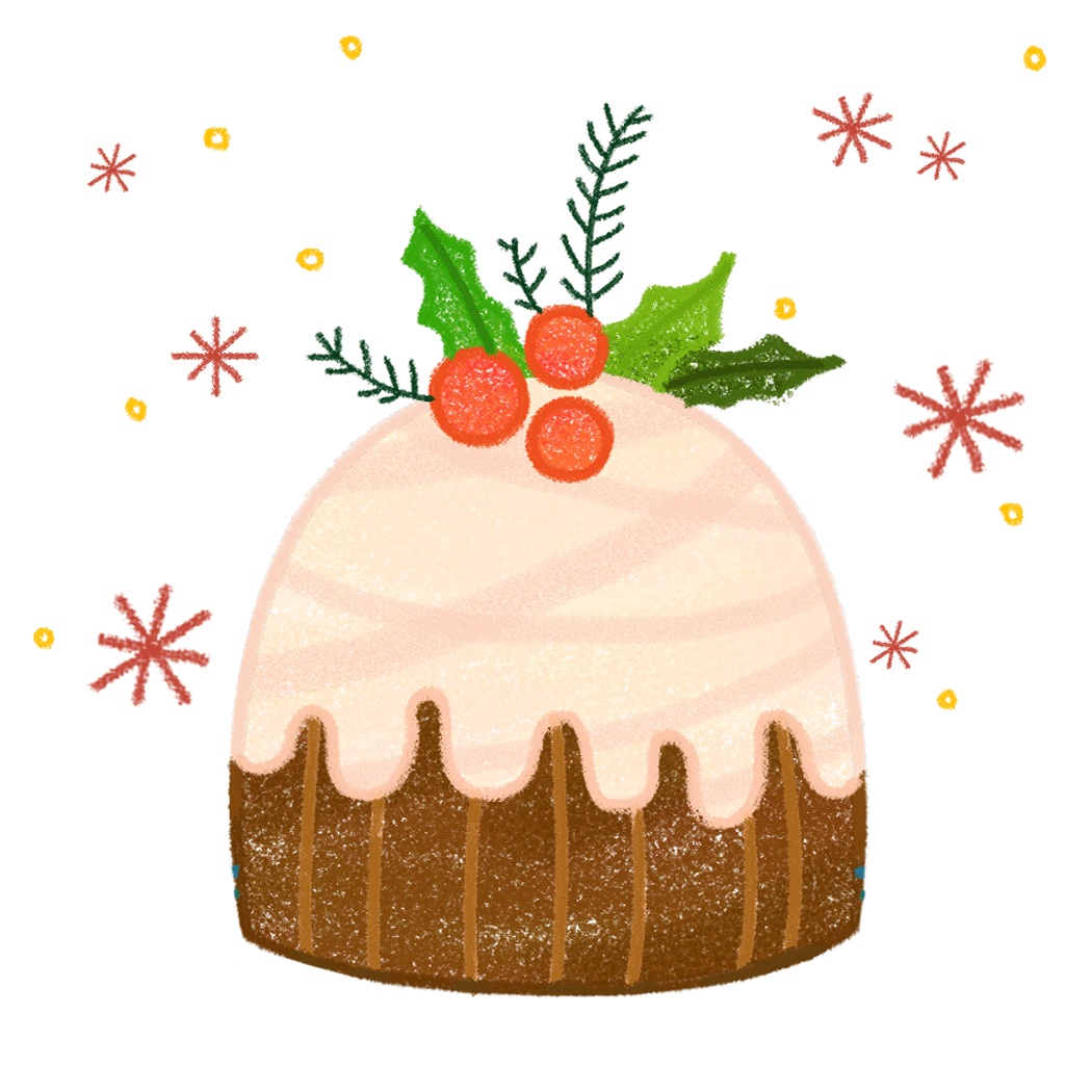 크리스마스 케이크 🎅 그림 그리기