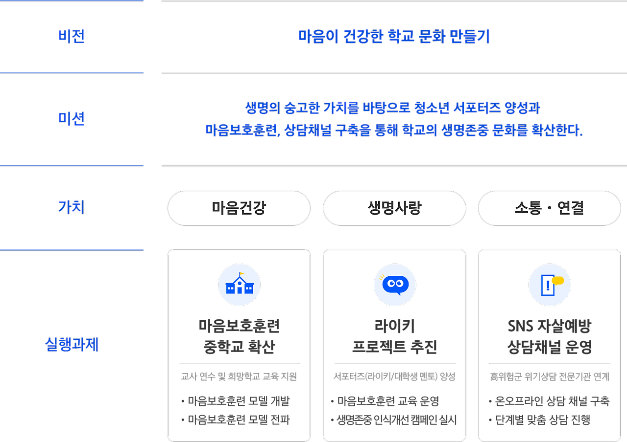 라이키 미션 및 비전