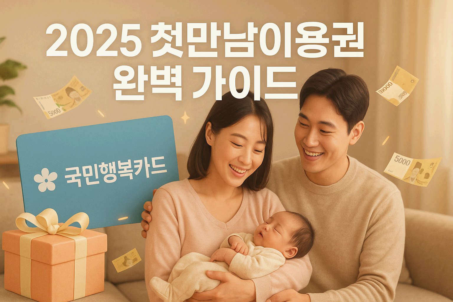 출생아당 최대 300만원! 첫만남이용권 신청 전 꼭 알아야 할 사항