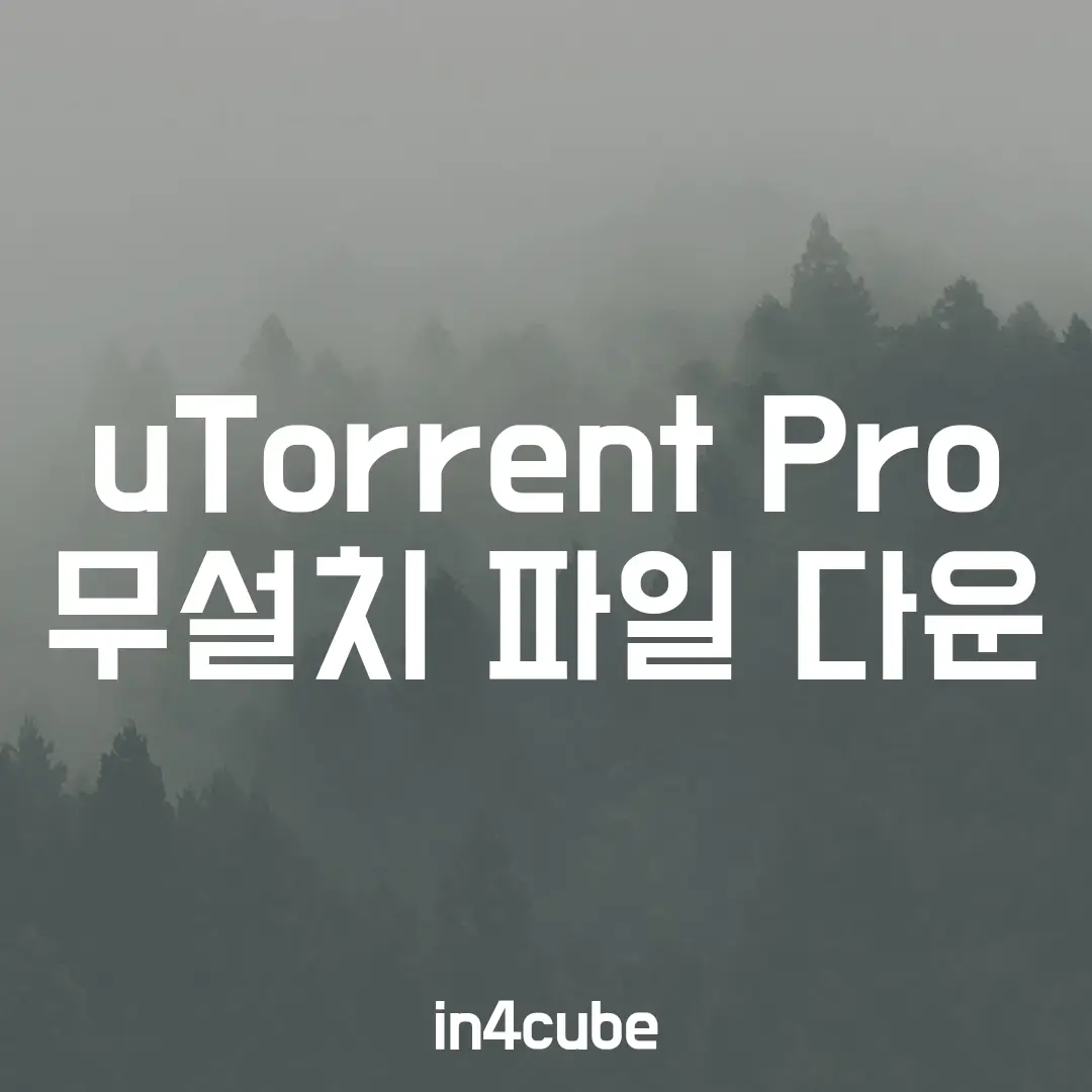 uTorrnet-Pro-무설치-파일-다운