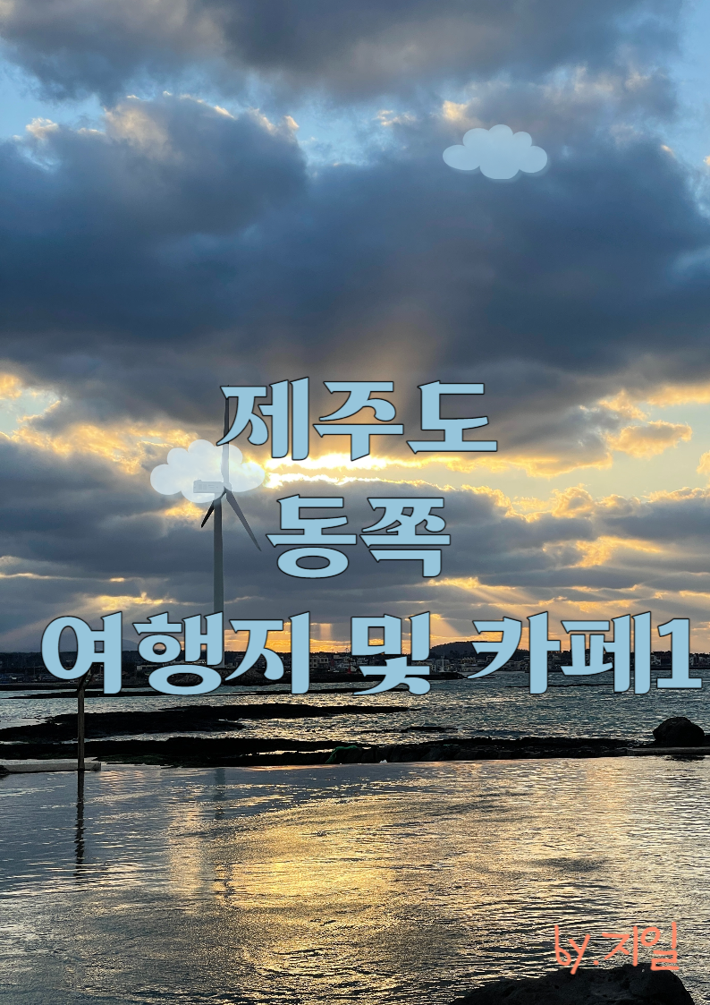  제주도 동쪽 여행지 추천(1) 5곳(오저여, 월정리해수욕장, 카페-치즈태비, 모알보알, 속솜)