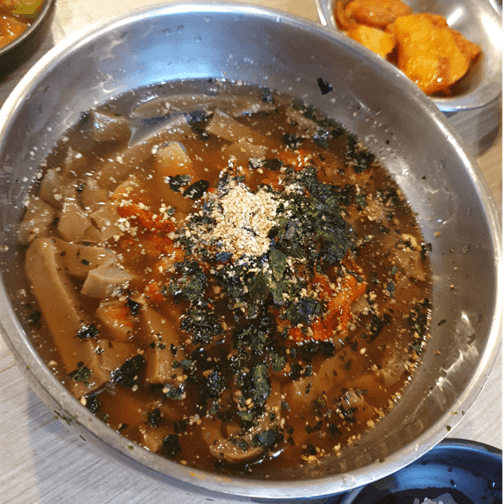도토리-묵밥