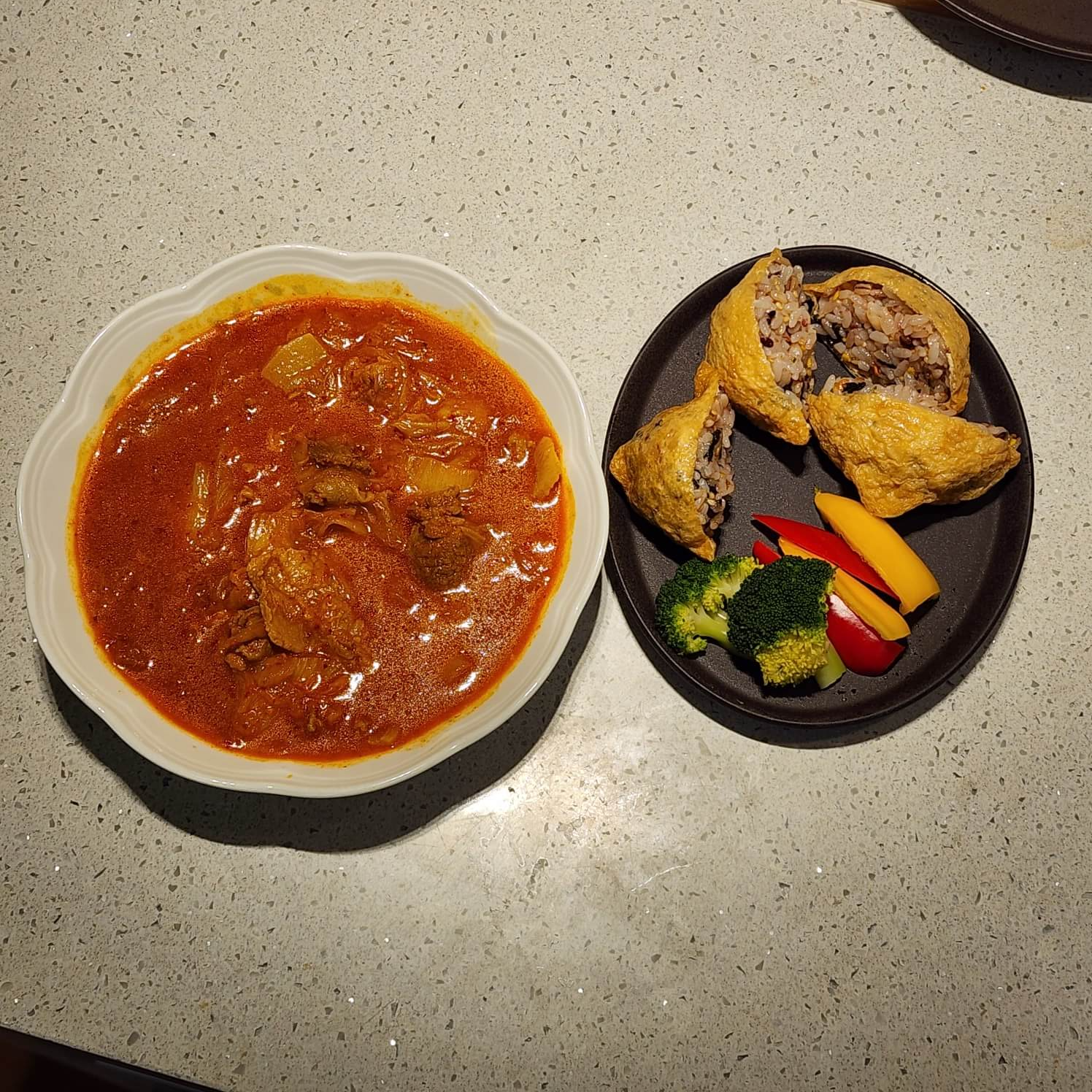 제육유부(4p)