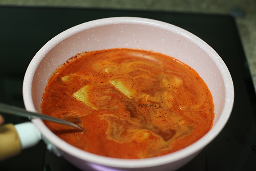 떡볶이 떡볶이 황금 레시피 박막례 국물 14