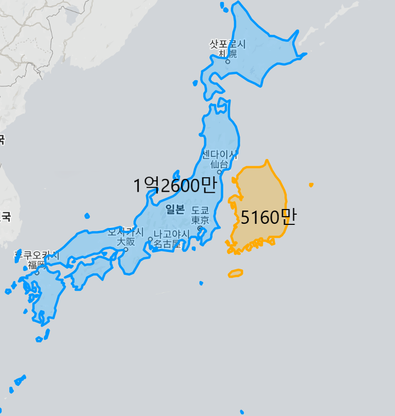 일본 vs 대한민국