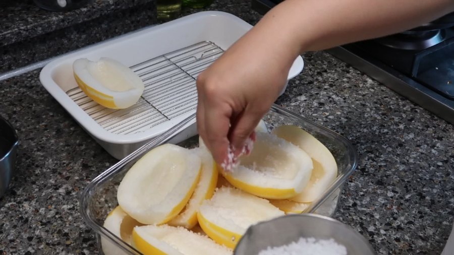 참외장아찌-황금레시피-참외손질