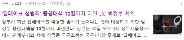 '딥페이크 성범죄' 종합대책 발표