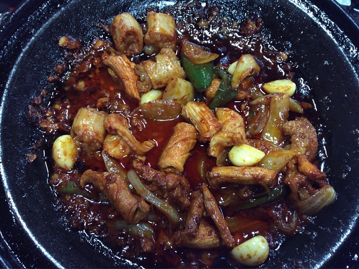  쫄깃하고 꼬습다, 양곱창구이(Grilled Beef Tripe)