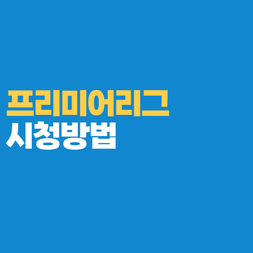  토트넘 손흥민 프리미어리그(EPL) 쿠팡플레이로  보는 방법