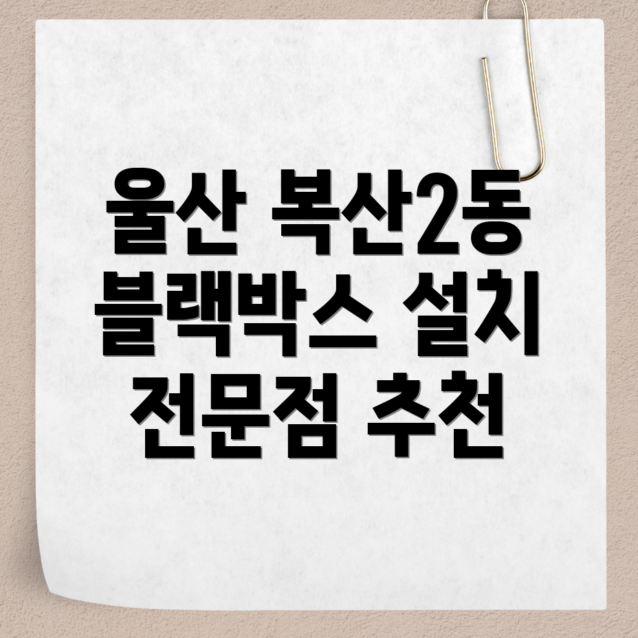 울산 블랙박스