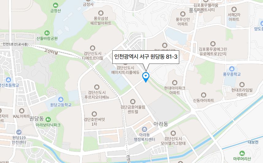 인천검단 AA10-2블록 입지