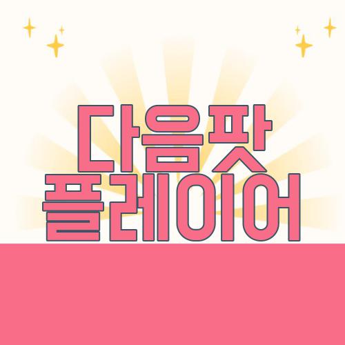 다음팟플레이어