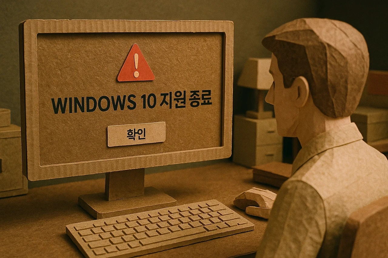 윈도우 10 지원 종료!