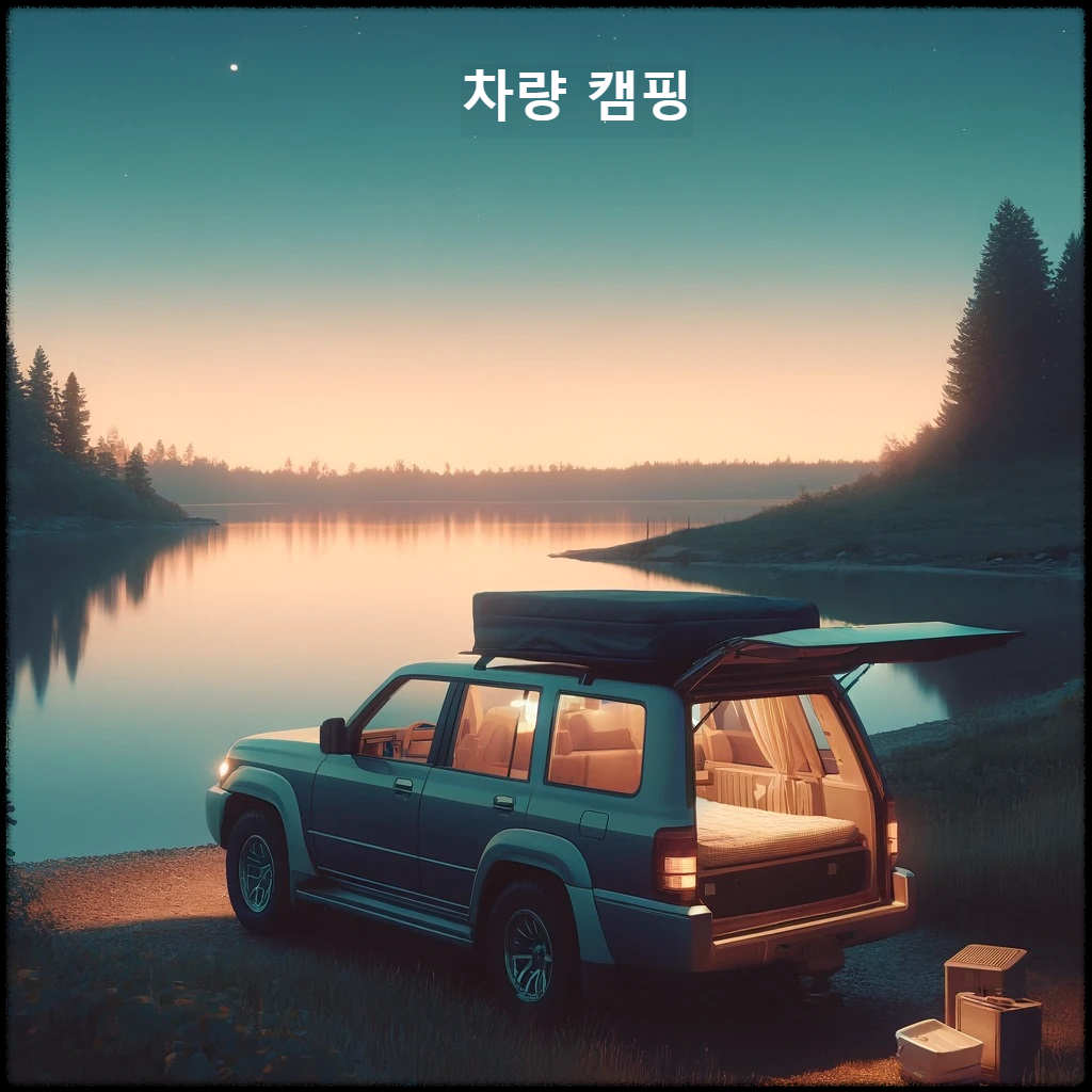 차량 캠핑